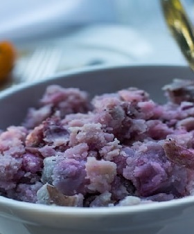 recette patate douce violette